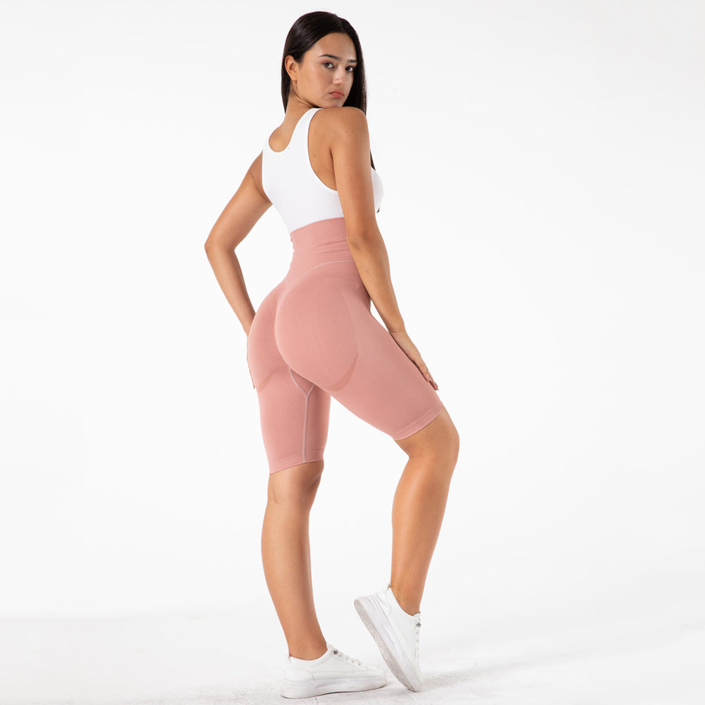 Yoga-Shorts mit hoher Taille