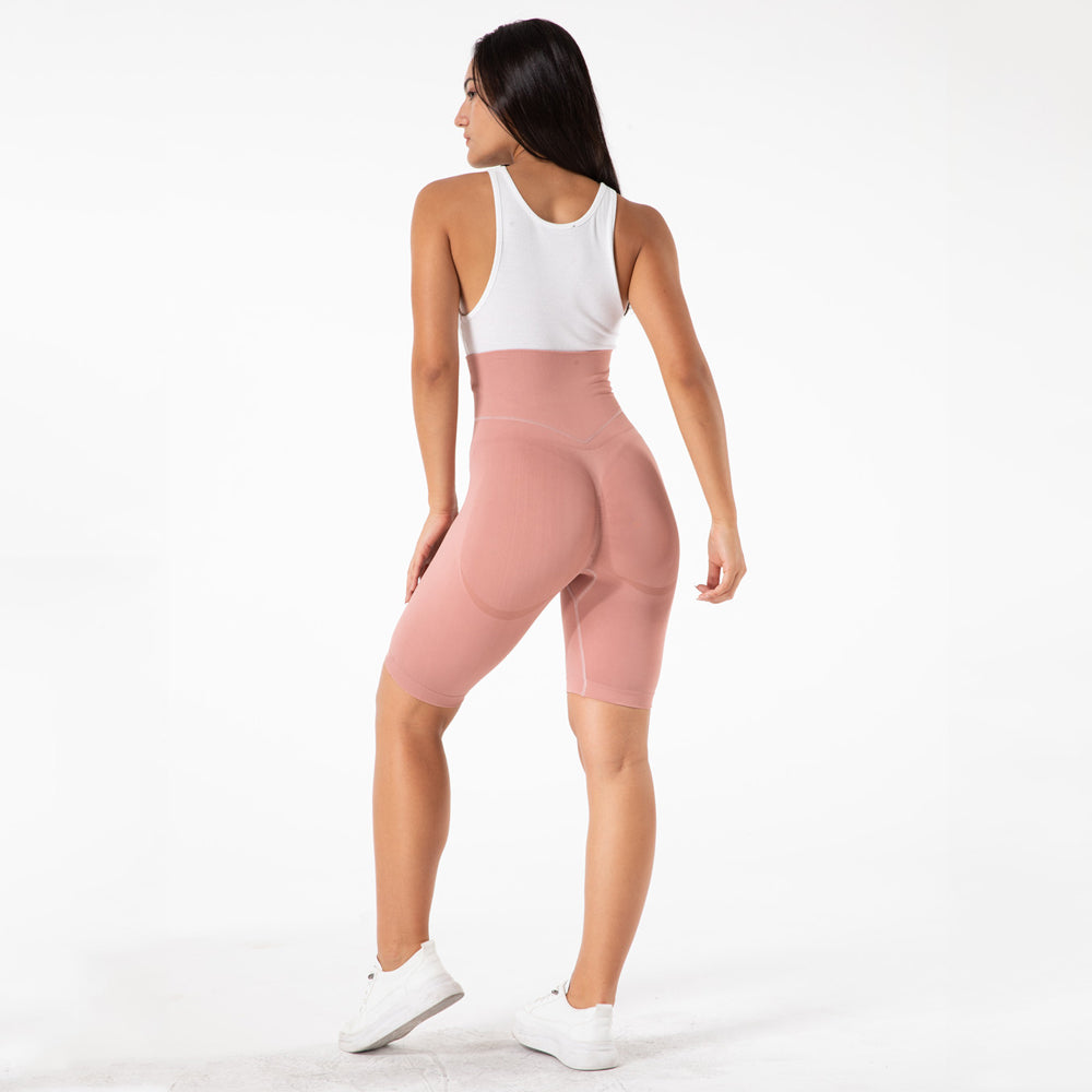 Yoga-Shorts mit hoher Taille