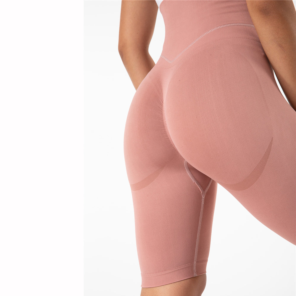 Yoga-Shorts mit hoher Taille